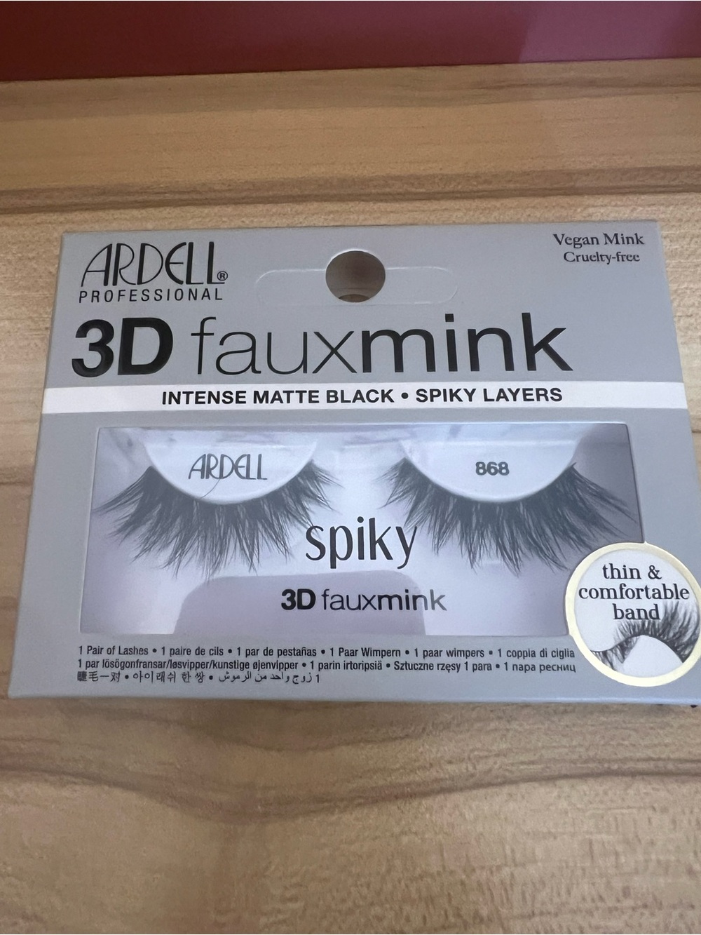 Ardell 3D Faux Mink Spiky Lashes - Intense Matte Black NIB